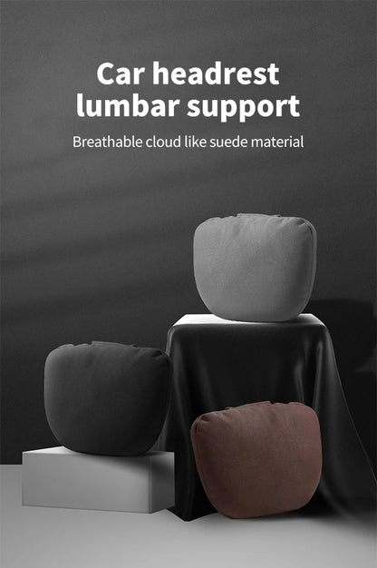 Car Neck Pillow - Universal Car Seat Cushion With Memory Foam & Natural Fiber Filling - ZOOMNSTORE