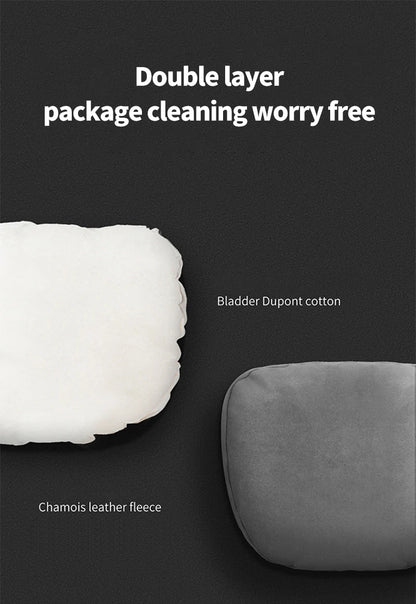 Car Neck Pillow - Universal Car Seat Cushion With Memory Foam & Natural Fiber Filling - ZOOMNSTORE