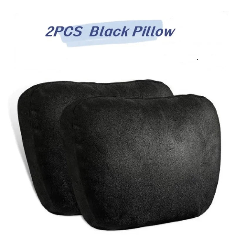 Car Neck Pillow - Universal Car Seat Cushion With Memory Foam & Natural Fiber Filling - ZOOMNSTORE