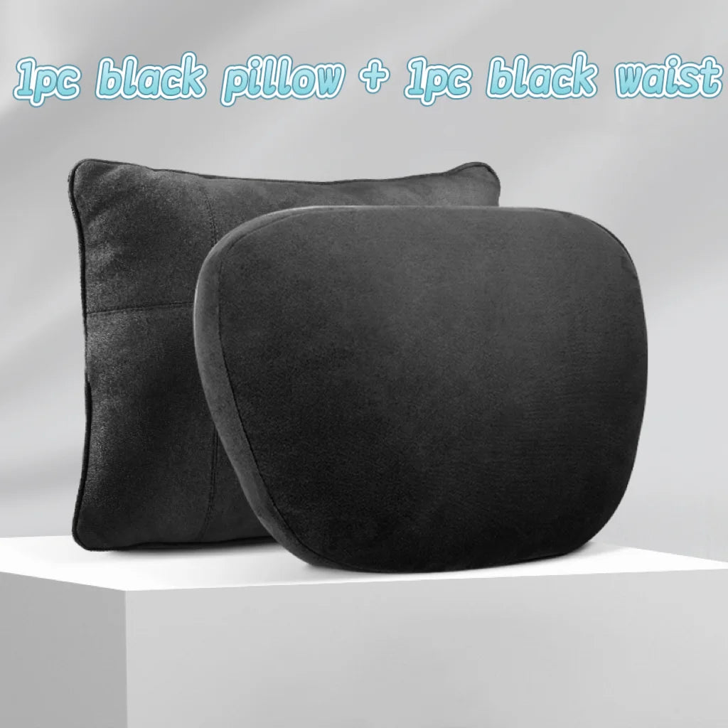 Car Neck Pillow - Universal Car Seat Cushion With Memory Foam & Natural Fiber Filling - ZOOMNSTORE