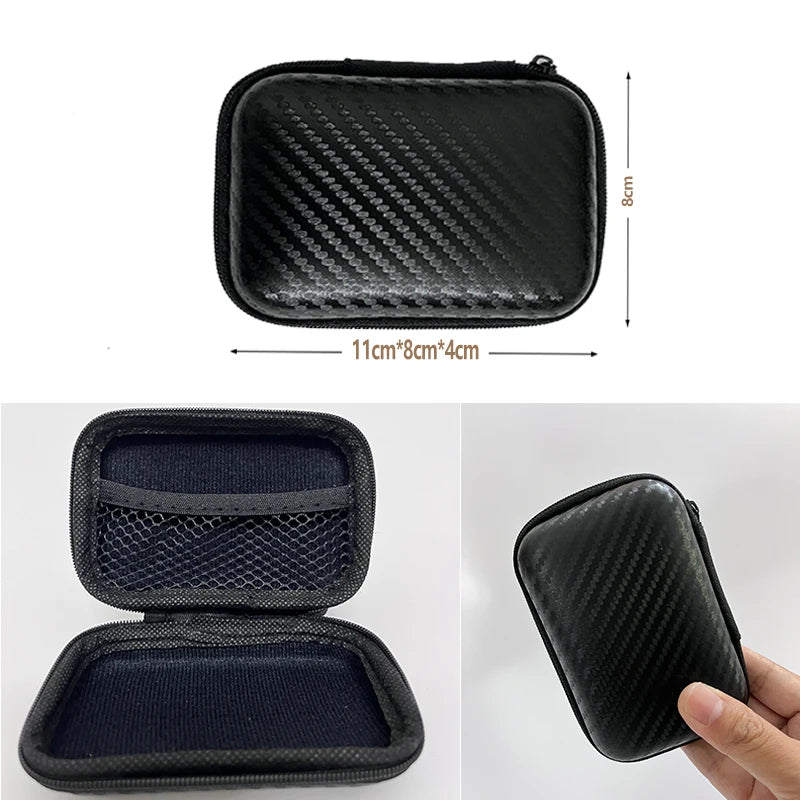Car Repair Tool Kit – Portable Storage Bag With Hard Case & Carbon Fiber Pattern - ZOOMNSTORE