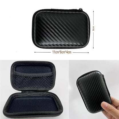 Car Repair Tool Kit – Portable Storage Bag With Hard Case & Carbon Fiber Pattern - ZOOMNSTORE