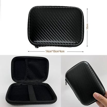 Car Repair Tool Kit – Portable Storage Bag With Hard Case & Carbon Fiber Pattern - ZOOMNSTORE