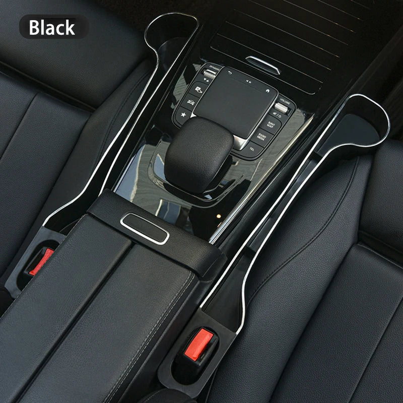 Car Seat Gap Filler - Dual Pack Organizer with Cup Holder & Phone Holder for Car Interior - ZOOMNSTORE
