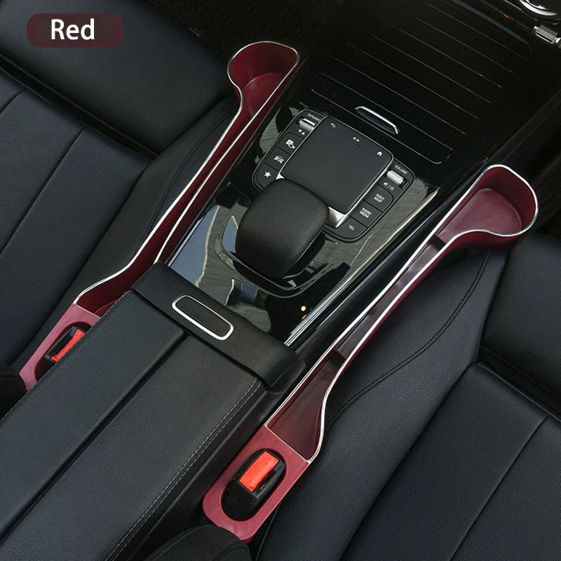 Car Seat Gap Filler - Dual Pack Organizer with Cup Holder & Phone Holder for Car Interior - ZOOMNSTORE