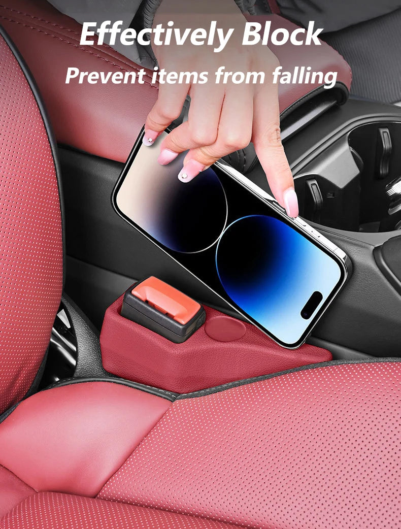 Car Seat Gap Filler | Universal Auto Seat Side Filler & Elastic Gap Blocker - ZOOMNSTORE