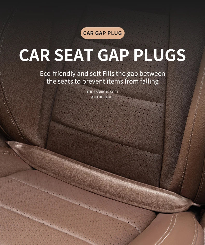 Car Seat Gap Filler – Universal Elastic EVA Material Seat Gap Blocker Strip - ZOOMNSTORE