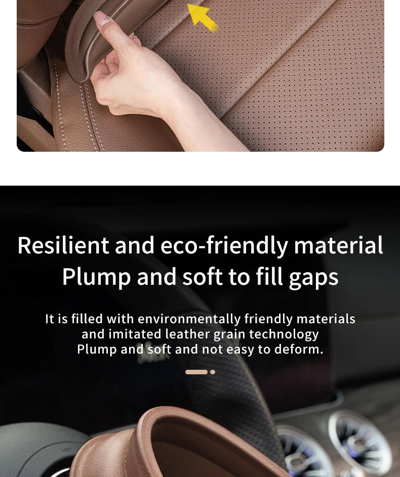 Car Seat Gap Filler – Universal Elastic EVA Material Seat Gap Blocker Strip - ZOOMNSTORE