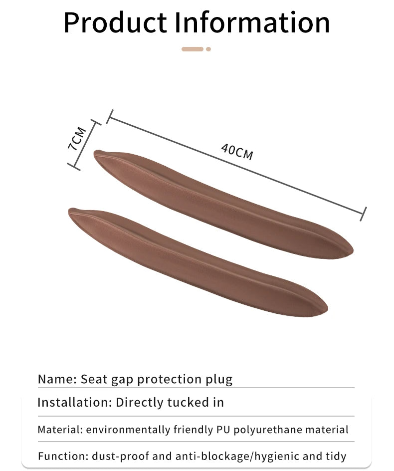 Car Seat Gap Filler – Universal Elastic EVA Material Seat Gap Blocker Strip - ZOOMNSTORE