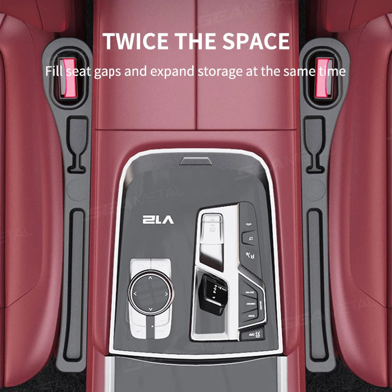 Car Seat Gap Filler | Bendable Side Crevice Filler & Extra Storage Space for Cars - ZOOMNSTORE