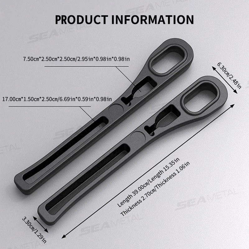 Car Seat Gap Filler | Bendable Side Crevice Filler & Extra Storage Space for Cars - ZOOMNSTORE