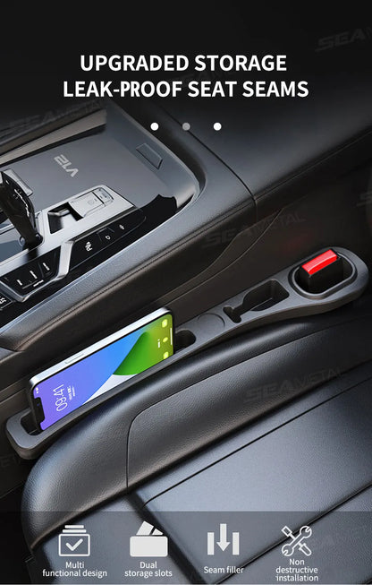 Car Seat Gap Filler | Bendable Side Crevice Filler & Extra Storage Space for Cars - ZOOMNSTORE