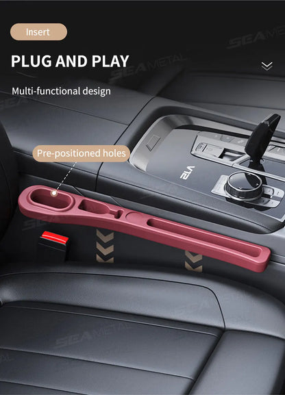 Car Seat Gap Filler | Bendable Side Crevice Filler & Extra Storage Space for Cars - ZOOMNSTORE