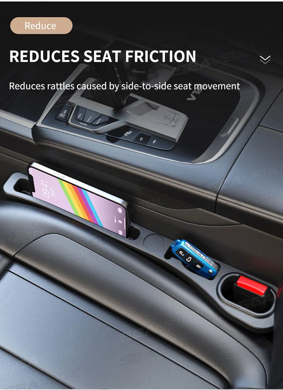 Car Seat Gap Filler | Bendable Side Crevice Filler & Extra Storage Space for Cars - ZOOMNSTORE