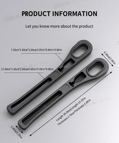 Car Seat Gap Filler | Bendable Side Crevice Filler & Extra Storage Space for Cars - ZOOMNSTORE