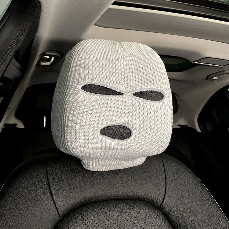 Car Seat Headrest Cover - Universal Plush Auto Interior Accessory | Anti Dust Protection - ZOOMNSTORE
