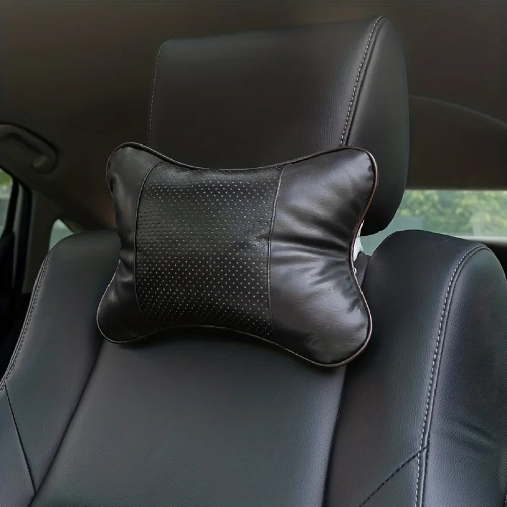 Car Seat Headrest Pillow - Auto Safety Cushion With Breathable Mesh Neck Rest Pad - ZOOMNSTORE