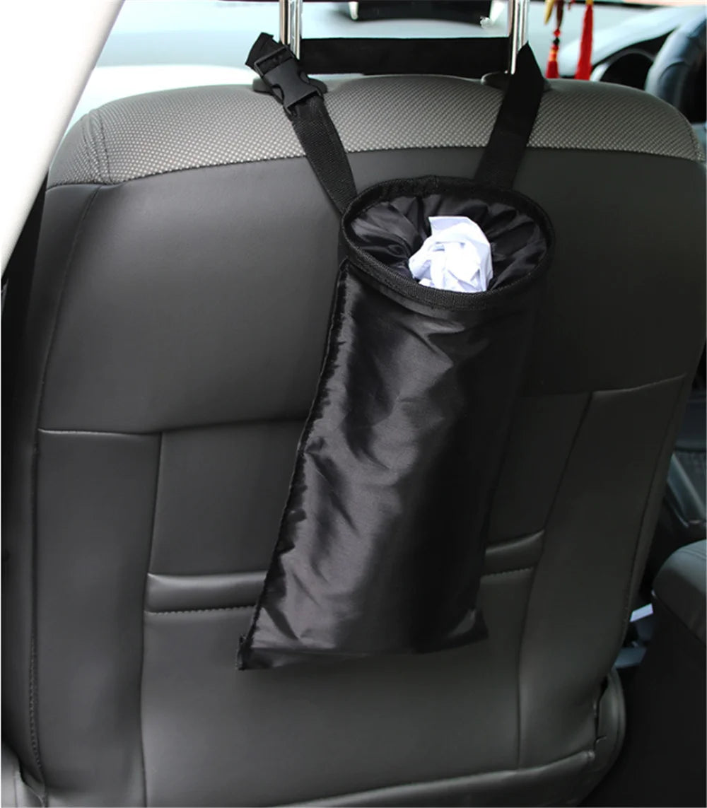 Car Trash Bag - Portable Oxford Cloth Car Seat Storage Organizer | Washable, Eco Friendly - ZOOMNSTORE