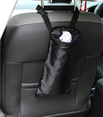 Car Trash Bag - Portable Oxford Cloth Car Seat Storage Organizer | Washable, Eco Friendly - ZOOMNSTORE
