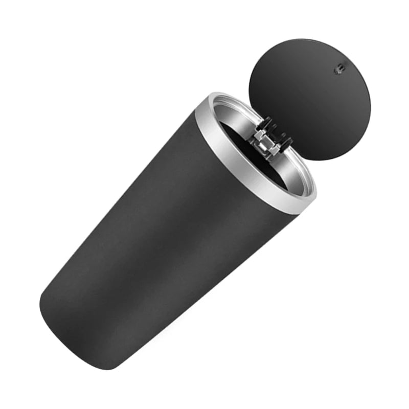 Car Trash Bin - Waterproof Vehicle Garbage Container with Rolling Cover - ZOOMNSTORE