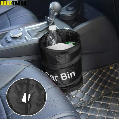 Car Trash Can - Collapsible Oxford Cloth Portable Garbage Bag | Leak Proof Travel Bin - ZOOMNSTORE