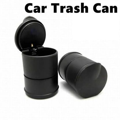 Car Trash Can - Flame Retardant Material Compact Storage Bucket with Lid - ZOOMNSTORE