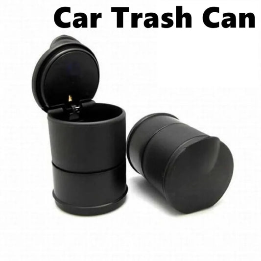 Car Trash Can - Flame Retardant Material Compact Storage Bucket with Lid - ZOOMNSTORE