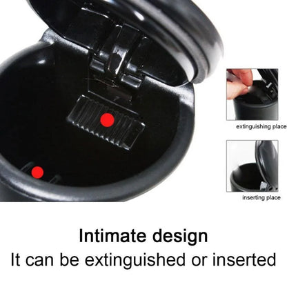 Car Trash Can - Flame Retardant Material Compact Storage Bucket with Lid - ZOOMNSTORE