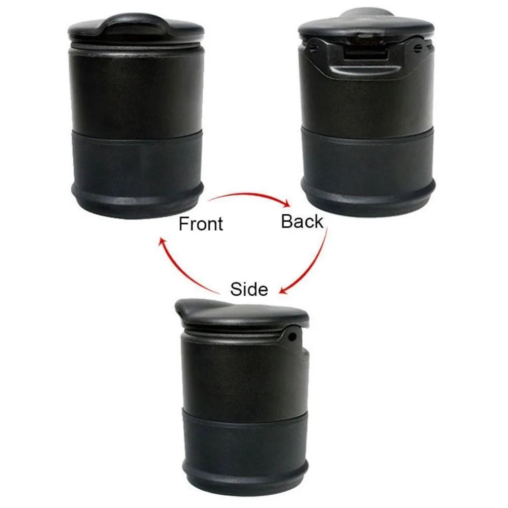 Car Trash Can - Flame Retardant Material Compact Storage Bucket with Lid - ZOOMNSTORE
