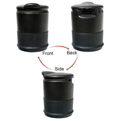 Car Trash Can - Flame Retardant Material Compact Storage Bucket with Lid - ZOOMNSTORE