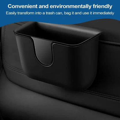 Car Trash Can – Multi-Functional Car Seat Organizer with Hanging Storage Bucket - ZOOMNSTORE