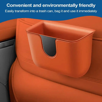 Car Trash Can – Multi-Functional Car Seat Organizer with Hanging Storage Bucket - ZOOMNSTORE