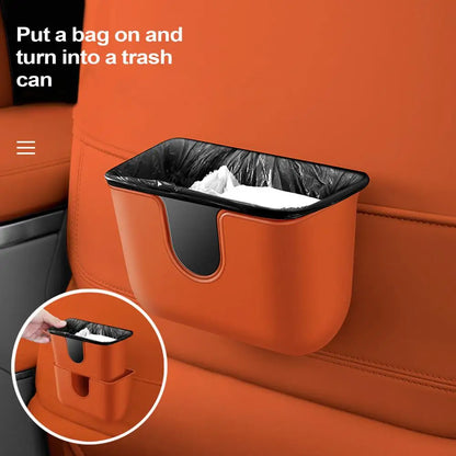 Car Trash Can – Multi-Functional Car Seat Organizer with Hanging Storage Bucket - ZOOMNSTORE