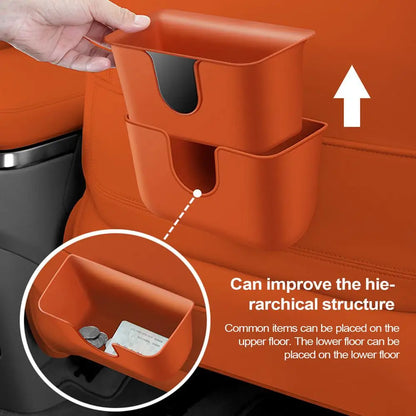 Car Trash Can – Multi-Functional Car Seat Organizer with Hanging Storage Bucket - ZOOMNSTORE