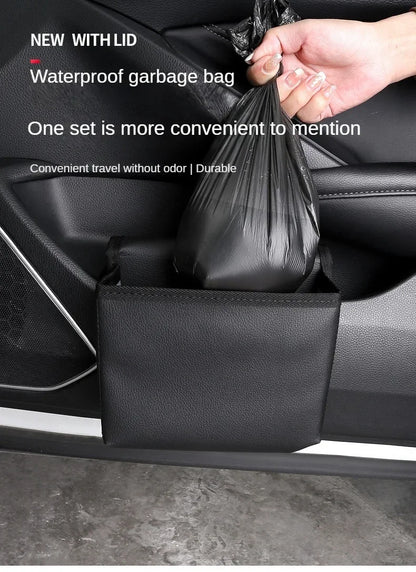 Car Trash Can – Foldable Car Storage Box & Seat Back Organizer Bag - ZOOMNSTORE