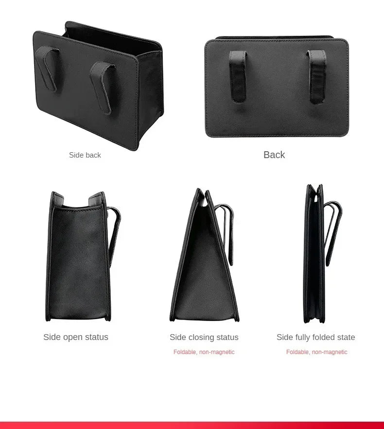 Car Trash Can – Foldable Car Storage Box & Seat Back Organizer Bag - ZOOMNSTORE