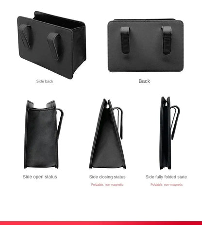 Car Trash Can – Foldable Car Storage Box & Seat Back Organizer Bag - ZOOMNSTORE