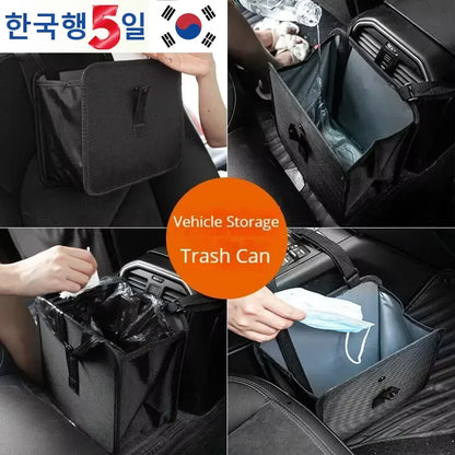 Car Trash Can – Folding Portable Waterproof Seat Back Organizer Bag - ZOOMNSTORE