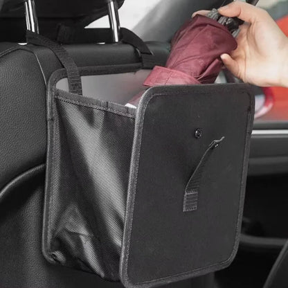Car Trash Can – Folding Portable Waterproof Seat Back Organizer Bag - ZOOMNSTORE