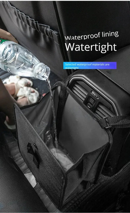 Car Trash Can – Folding Portable Waterproof Seat Back Organizer Bag - ZOOMNSTORE