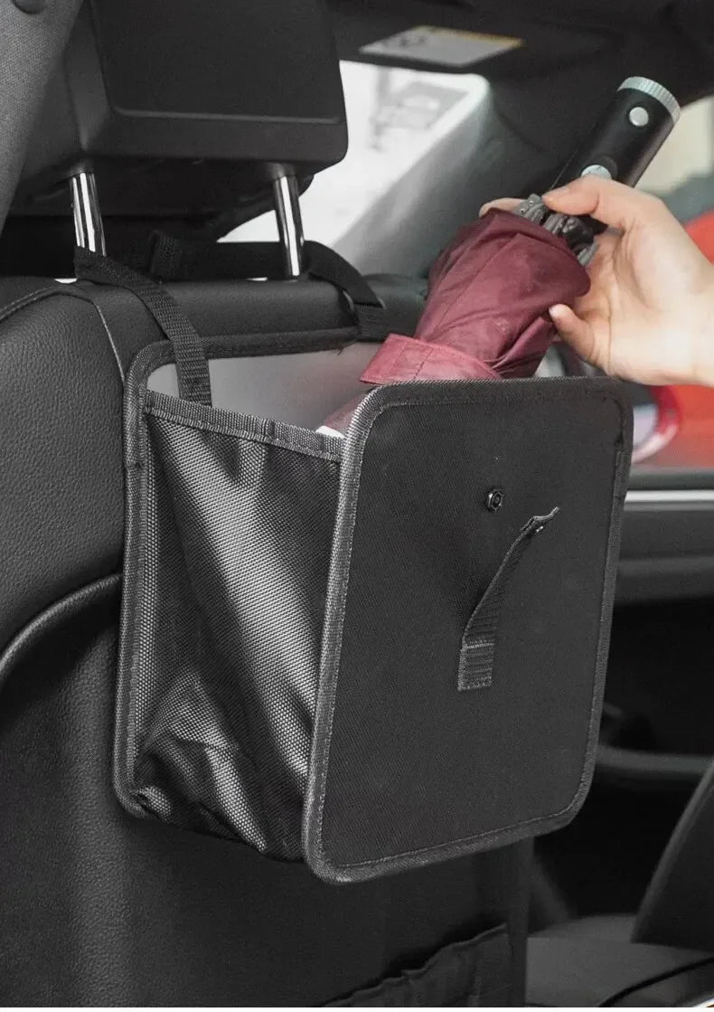 Car Trash Can – Folding Portable Waterproof Seat Back Organizer Bag - ZOOMNSTORE