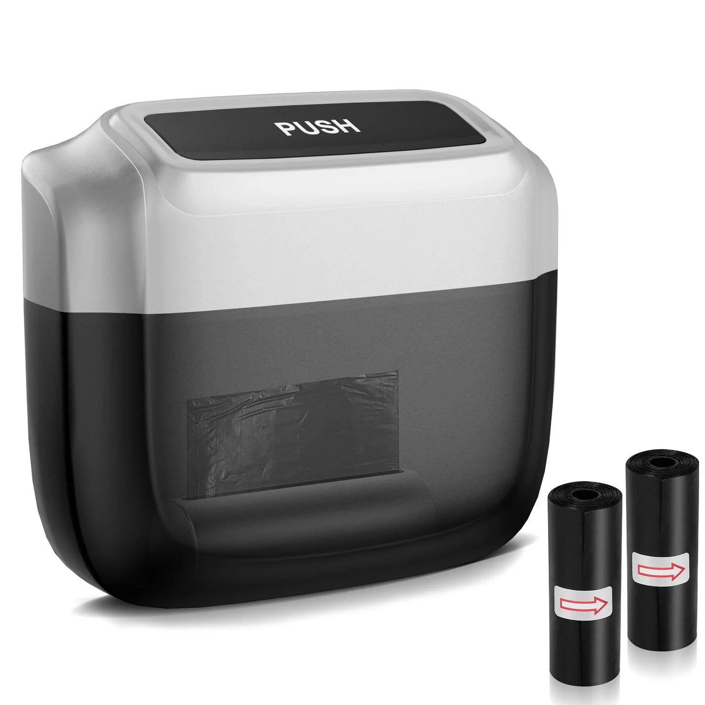 Car Trash Can – Hanging Car Storage Box with Built-In Trash Bag | ABS Plastic - ZOOMNSTORE