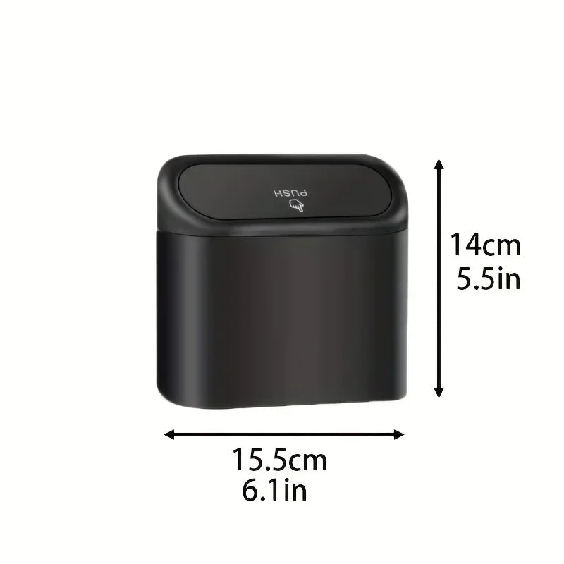 Car Trash Can - Leakproof Auto Trash Container with Lid | Portable Vehicle Garbage Bin - ZOOMNSTORE
