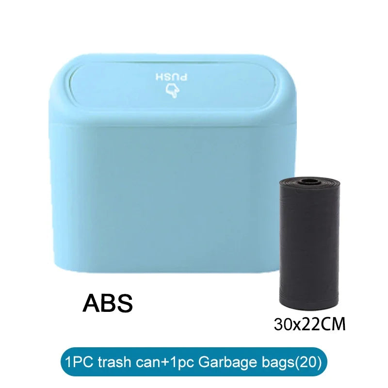 Car Trash Can - Leakproof Auto Trash Container with Lid | Portable Vehicle Garbage Bin - ZOOMNSTORE