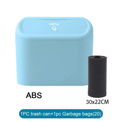 Car Trash Can - Leakproof Auto Trash Container with Lid | Portable Vehicle Garbage Bin - ZOOMNSTORE