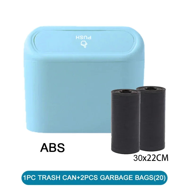 Car Trash Can - Leakproof Auto Trash Container with Lid | Portable Vehicle Garbage Bin - ZOOMNSTORE