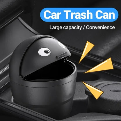 Car Trash Can - Leakproof Vehicle Trash Bin with Swing Lid | Portable Auto Organizer - ZOOMNSTORE
