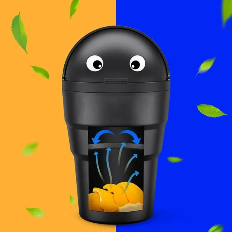 Car Trash Can - Leakproof Vehicle Trash Bin with Swing Lid | Portable Auto Organizer - ZOOMNSTORE