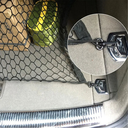 Car Trunk Cargo Net – Durable Nylon Elastic Mesh Storage Organizer for SUV Truck - ZOOMNSTORE