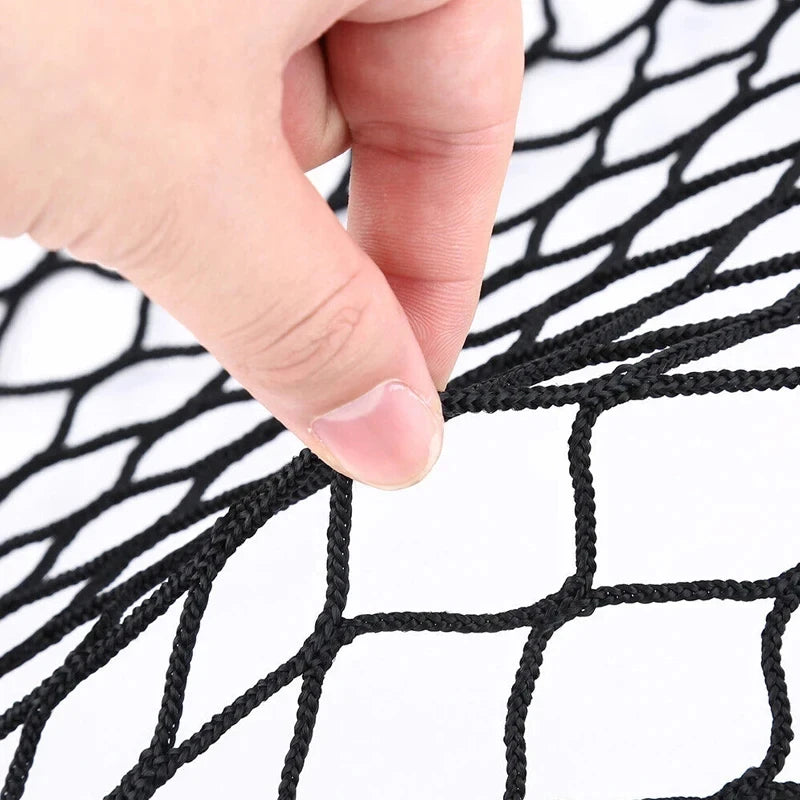 Car Trunk Cargo Net – Durable Nylon Elastic Mesh Storage Organizer for SUV Truck - ZOOMNSTORE